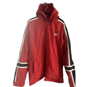 Vintage Detroit Red Wings 2XL Reversible G-III NHL Winter Jacket Coat Hood XXL